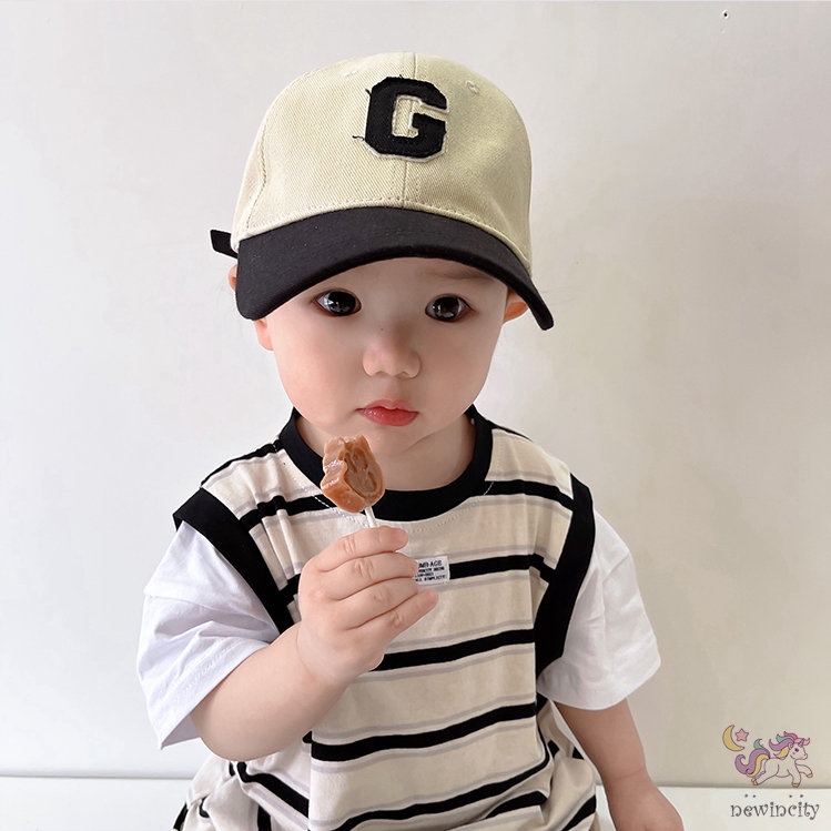 Mũ Lưỡi Trai Thêu Chữ Phong Cách Hàn Quốc Cho Bé