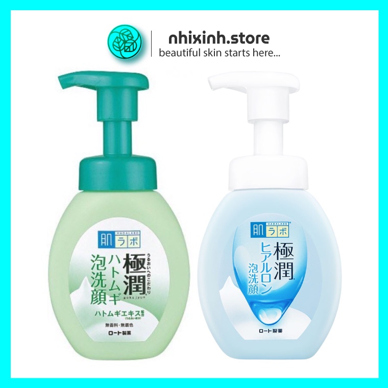 Sữa Rửa Mặt Tạo Bọt HadaLabo Gokujyun Foaming Cleanser