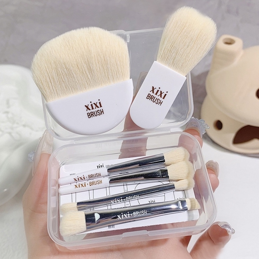 Set 6 Cọ Trang Điểm XIXI Thiết Kế Nhỏ Gọn Tiện Dụng