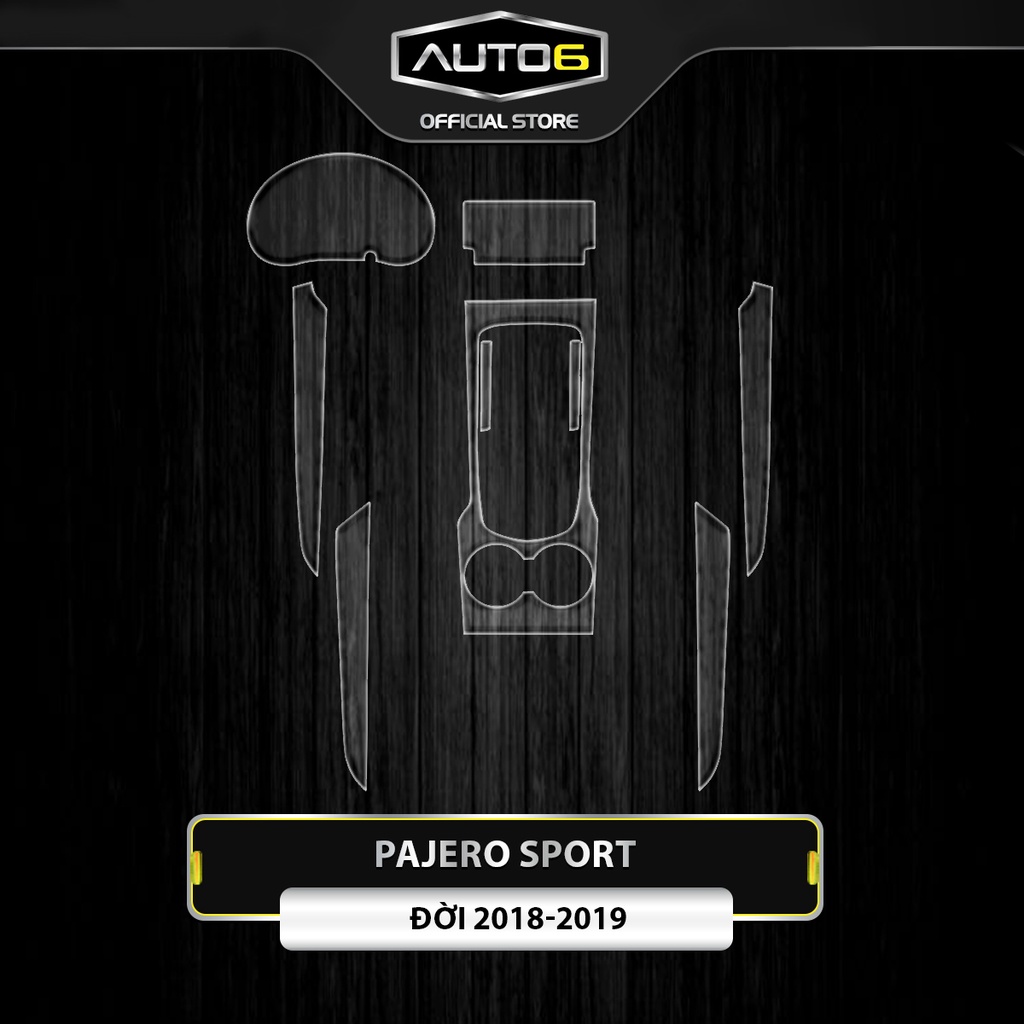 MITSUBISHI PAJERO 2020-2023: Phim PPF bảo vệ FULL BỘ nội thất  - AUTO6 - chống xước, che phủ các vết xước cũ
