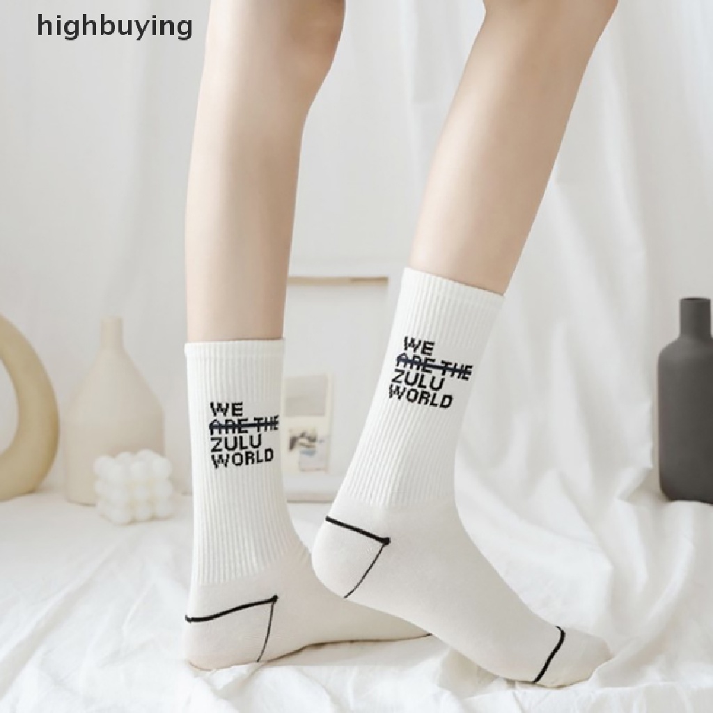 Đôi Vớ Cotton Phong Cách Hip Hop Đường Phố Hàn Quốc 1997 Cho Nữ