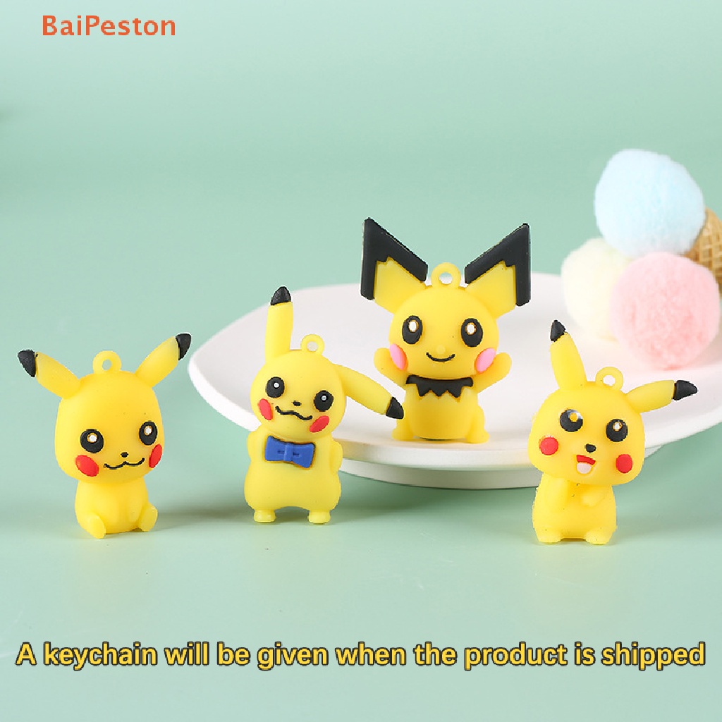 1 Móc Chìa Khóa Xe Hơi / BaiPeston / Pikachu Dễ Thương