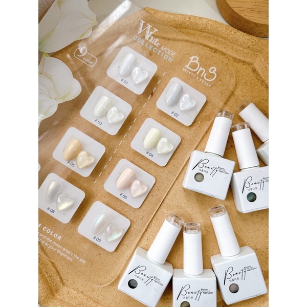 Set sơn Trắng 9 màu BNS cao cấp