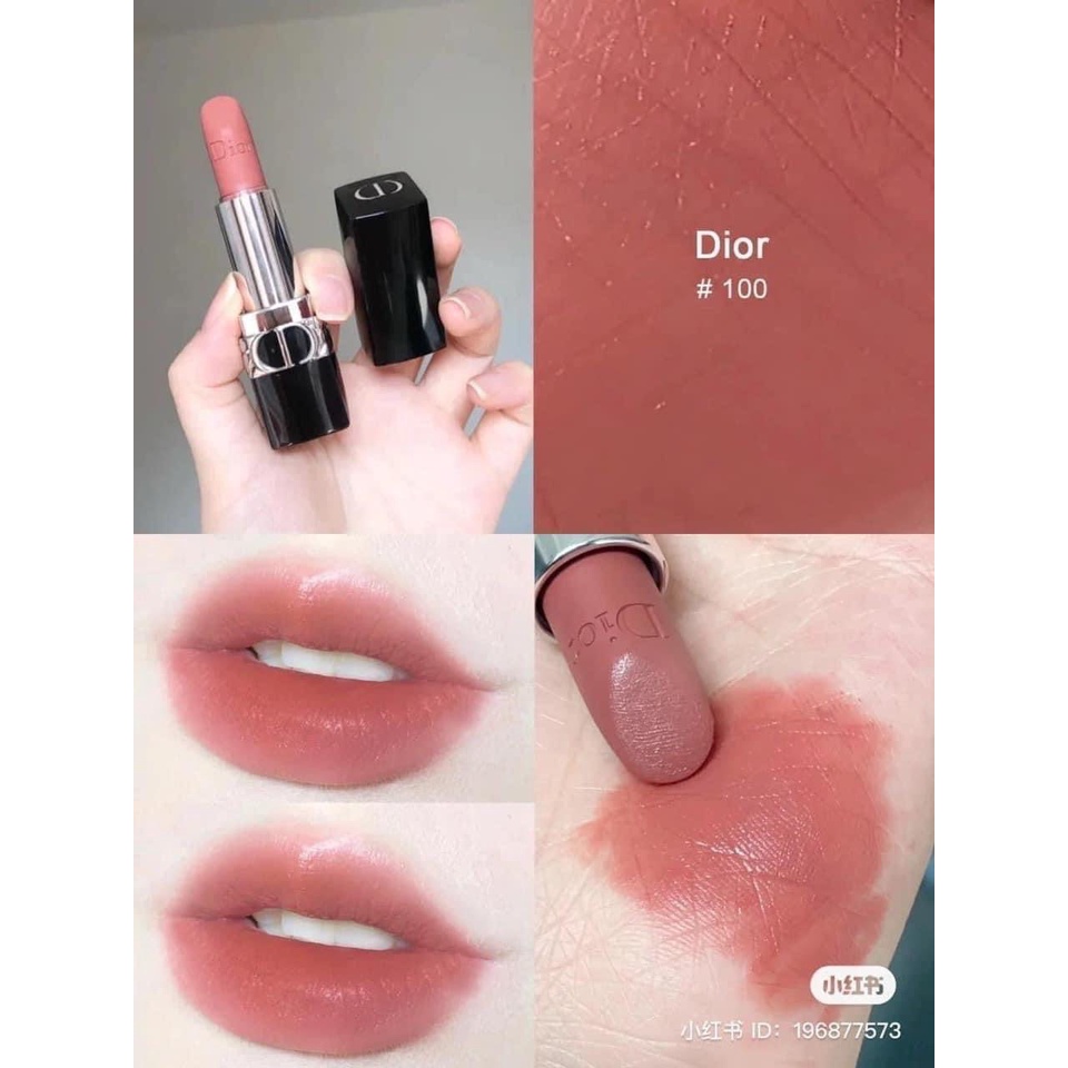 Son Dior Rouge Matte 100 Nude Look mini fullbox 1.5g