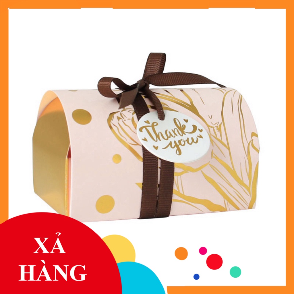 Hộp quà đựng bánh kẹo socola trang trí giỏ quà lễ tết, đám cưới /tiệc sinh nhật xinh xắn