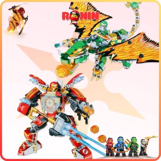 Bộ đồ chơi lắp ráp ninjago: rồng huyền thoại / samurai mech / tê giác đấu / rồng chiến