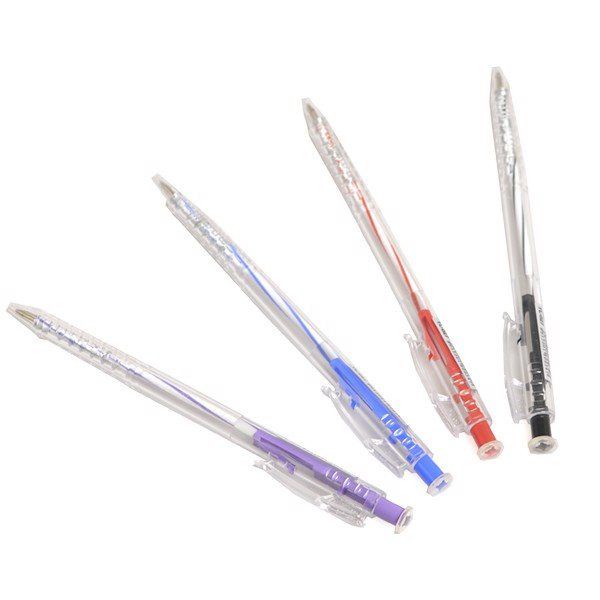 Hộp 20 cây bút bi Thiên Long TL-027 ngòi 0.5mm / Bút Thiên Long nét nhỏ TL027 I Ruột thay thế BPR-06