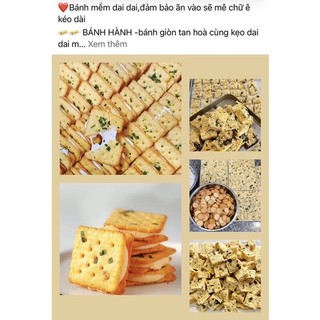 Bánh hành không kem hộp 500gr
