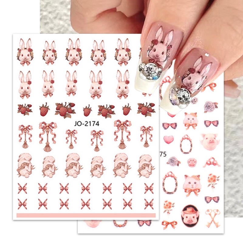 Sticker thường  dán móng tay