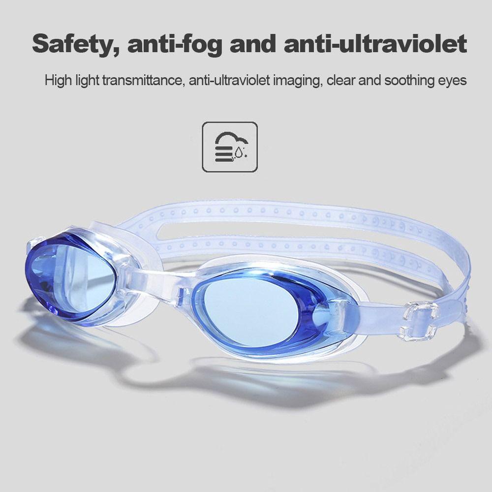 MAYSHOW Kính Bơi Chống Tia UV Có Nút Bịt Tai Dễ Điều Chỉnh Dành Cho Người Lớn Và