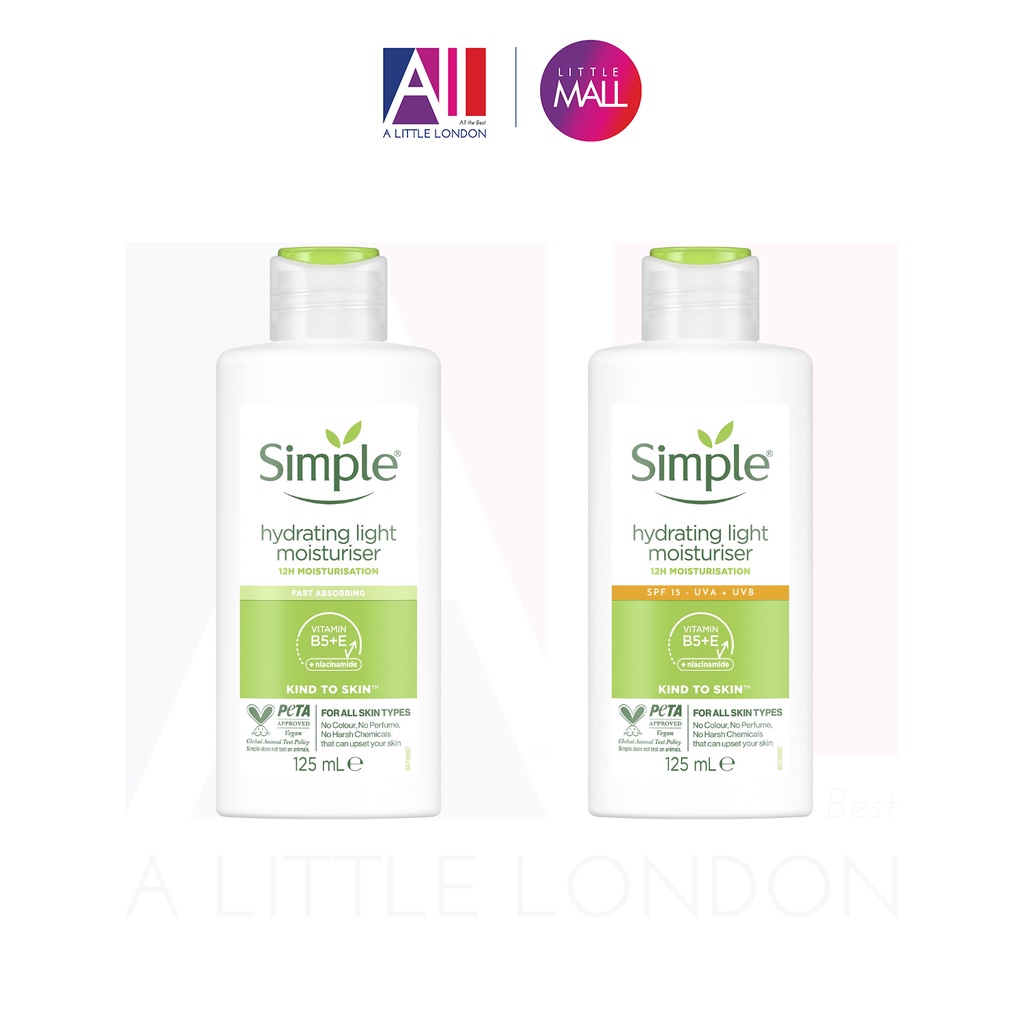 [TOP 1 SHOPEE] Kem dưỡng ẩm Simple Kind To Skin Hydrating Light Moisturiser (Bill Anh)