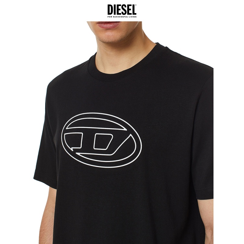 Hàng Mới Về Áo Thun Ngắn Tay Cổ Tròn In LOGO Diesel Thời Trang Xuân Hè Cho Nam