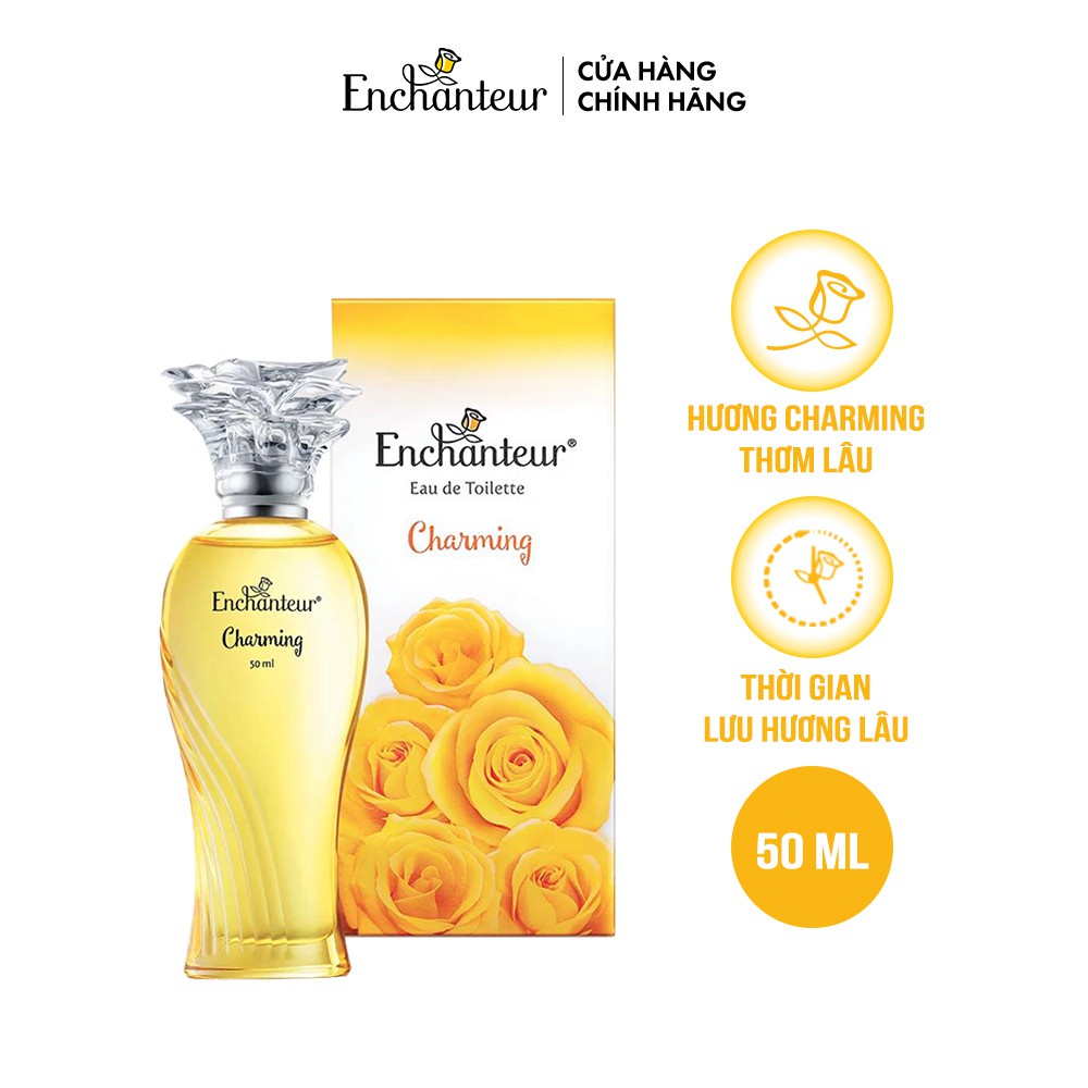 [Combo Valentine] Nước hoa cao cấp Enchanteur Charming & Nước hoa cao cấp Romano Classic 50ml/chai