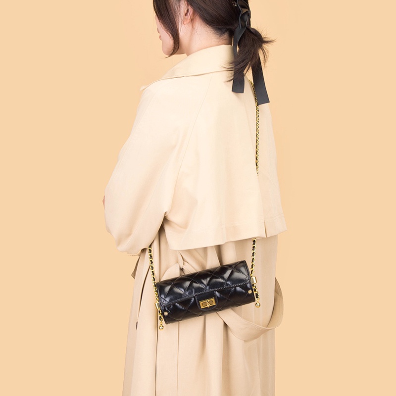 Túi Đeo Chéo Hình Thoi Phong Cách xiaoxiang Thời Trang Cho Nữ