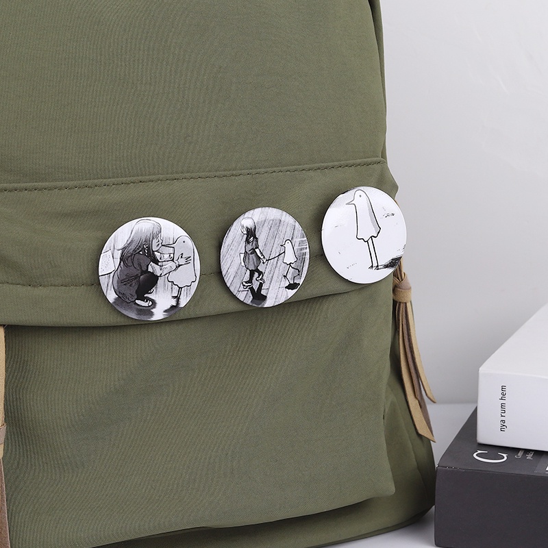 Ghim Cài Áo Thiết Kế Hoạt Hình Good Night Boob Tinplate 8 Kiểu Dễ Thương Làm Quà Tặng Cho Bạn Bè