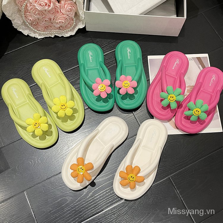 Dép Nhựa EVA Siêu Mềm Dày 2.5cm Chống Trượt Kích Thước 36 37 38 39 40 41 Cho Nữ