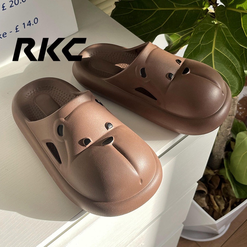 Dép Đi Trong Nhà Đế Dày Chống Trượt Chống Va Chạm Họa Tiết Hoạt Hình Dễ Thương Cho Cặp Đôi