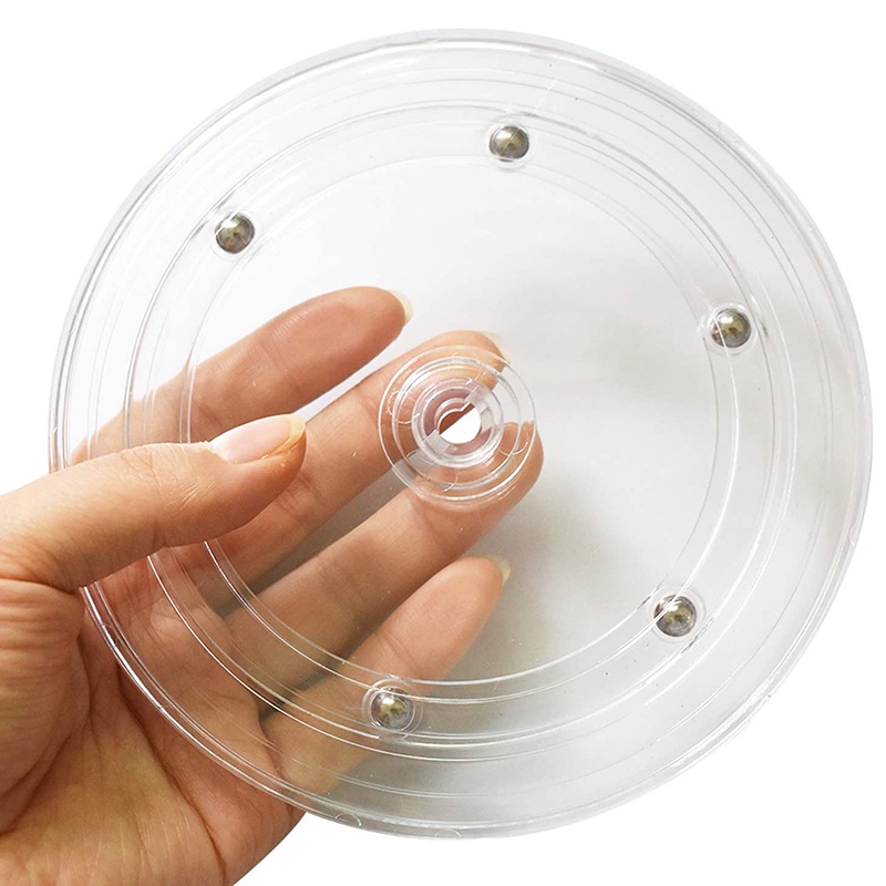 Bộ 4 Vòng Xoay Bằng Acrylic Trong Suốt Kích Thước 6 Inch Dùng Làm Bánh Quy