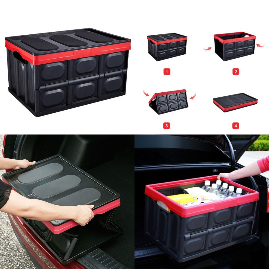 Túi lót chống nước Thùng đựng đồ đa năng gấp gọn sử dụng trên xe ô tô - 60 lít.