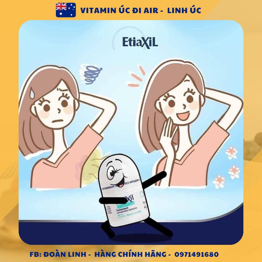 Lăn khử mùi ETIAXIL chính hãng Pháp 15ml