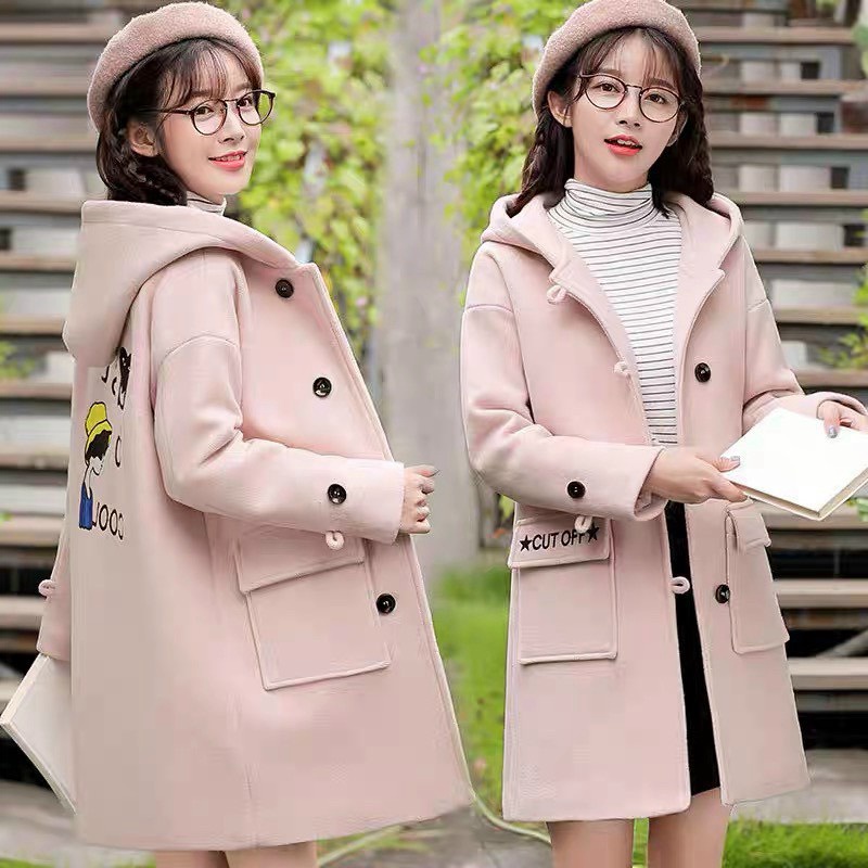 (HCM) Áo khoác măng to phim dài ấm áp mùa đông có mũ thời trang thu đông giữ ấm cơ thể cực tốt - hottrend mùa lạnh KME F