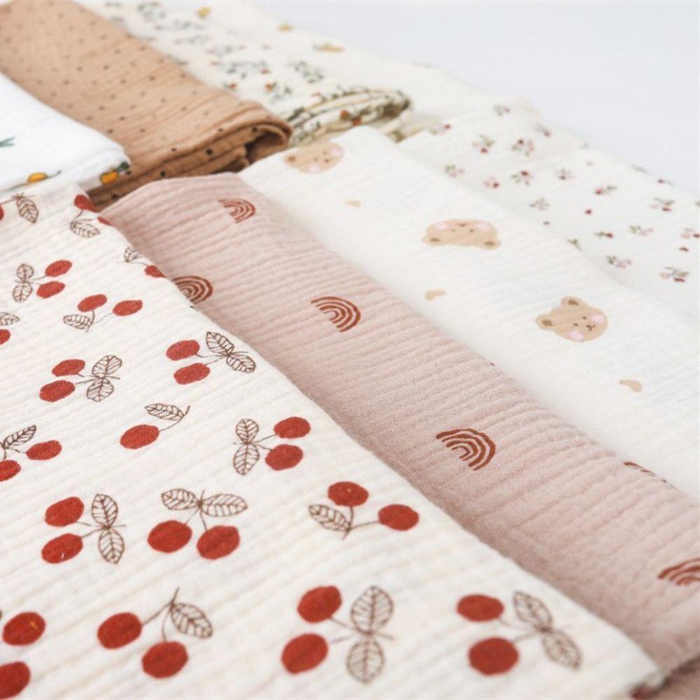 Vỏ Chăn Quấn Xe Đẩy Em Bé Bằng Vải Cotton In Hoa