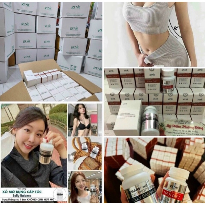 Tách lẻ 30v Max diet + 65v genie- bộ đôi giảm cân nhanh, siêu mạnh