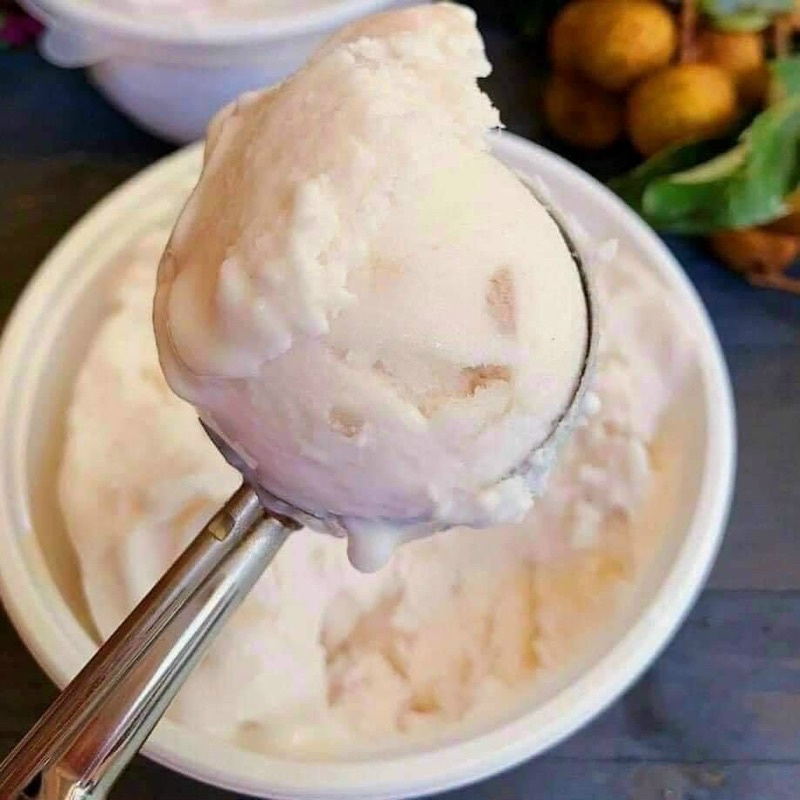 Hộp 500gr KEM NHÃN TƯƠI