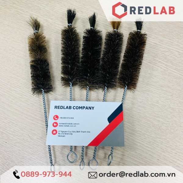 Chổi rửa ống nghiệm, ống đong dụng cụ thí nghiệm 20cm