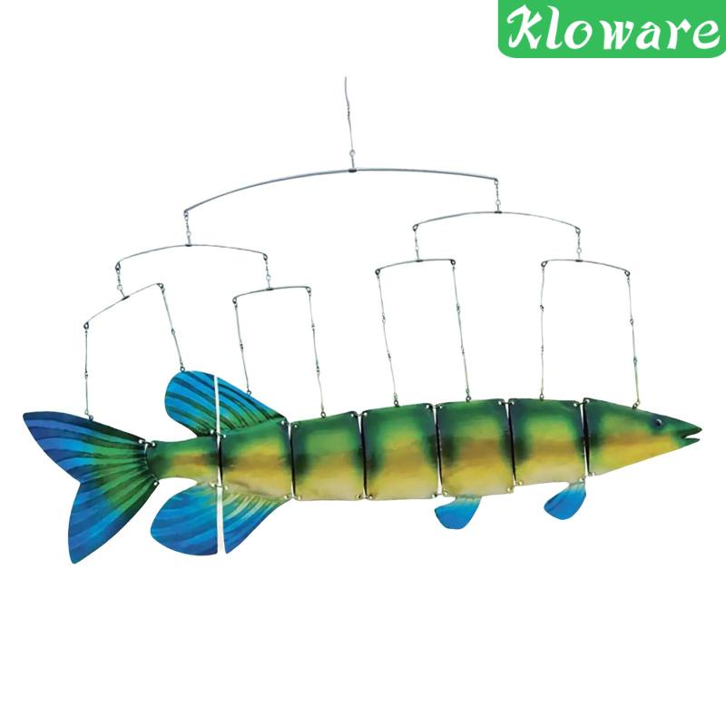 Phụ Kiện Treo Tường Trang Trí Phòng Khách Hình Cá Nhiệt Đới Bằng Kim Loại