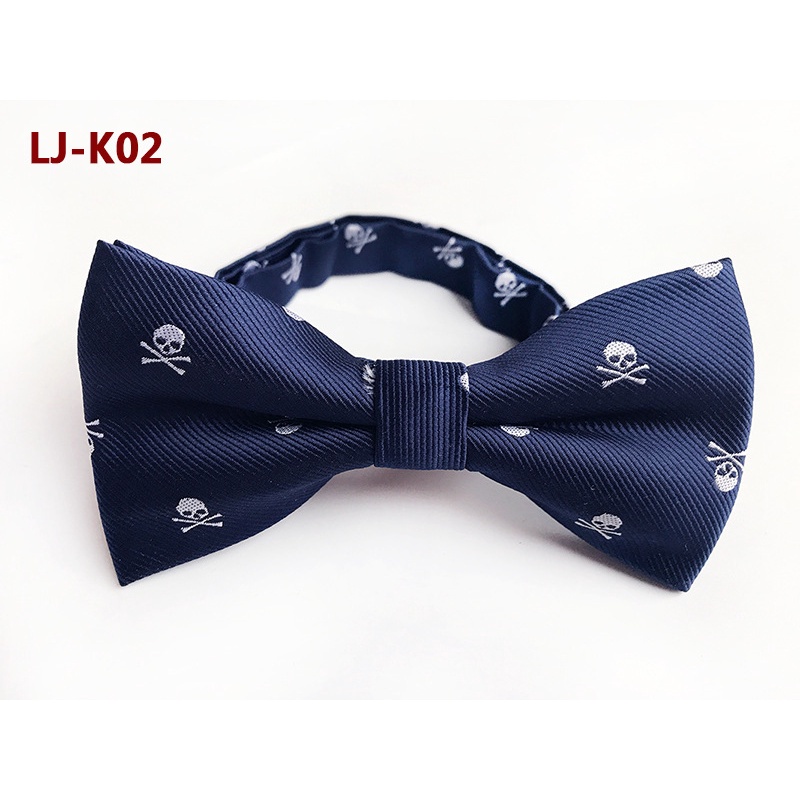 Nơ EFAN đeo cổ màu đen trơn thời trang cho nam