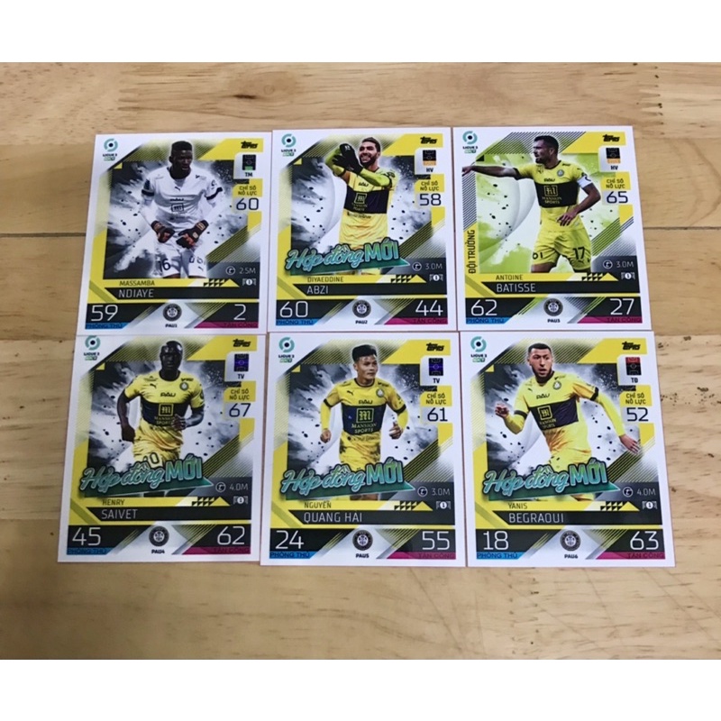 Set thẻ in Match Attax Pau FC phiên bản Poca 22/23