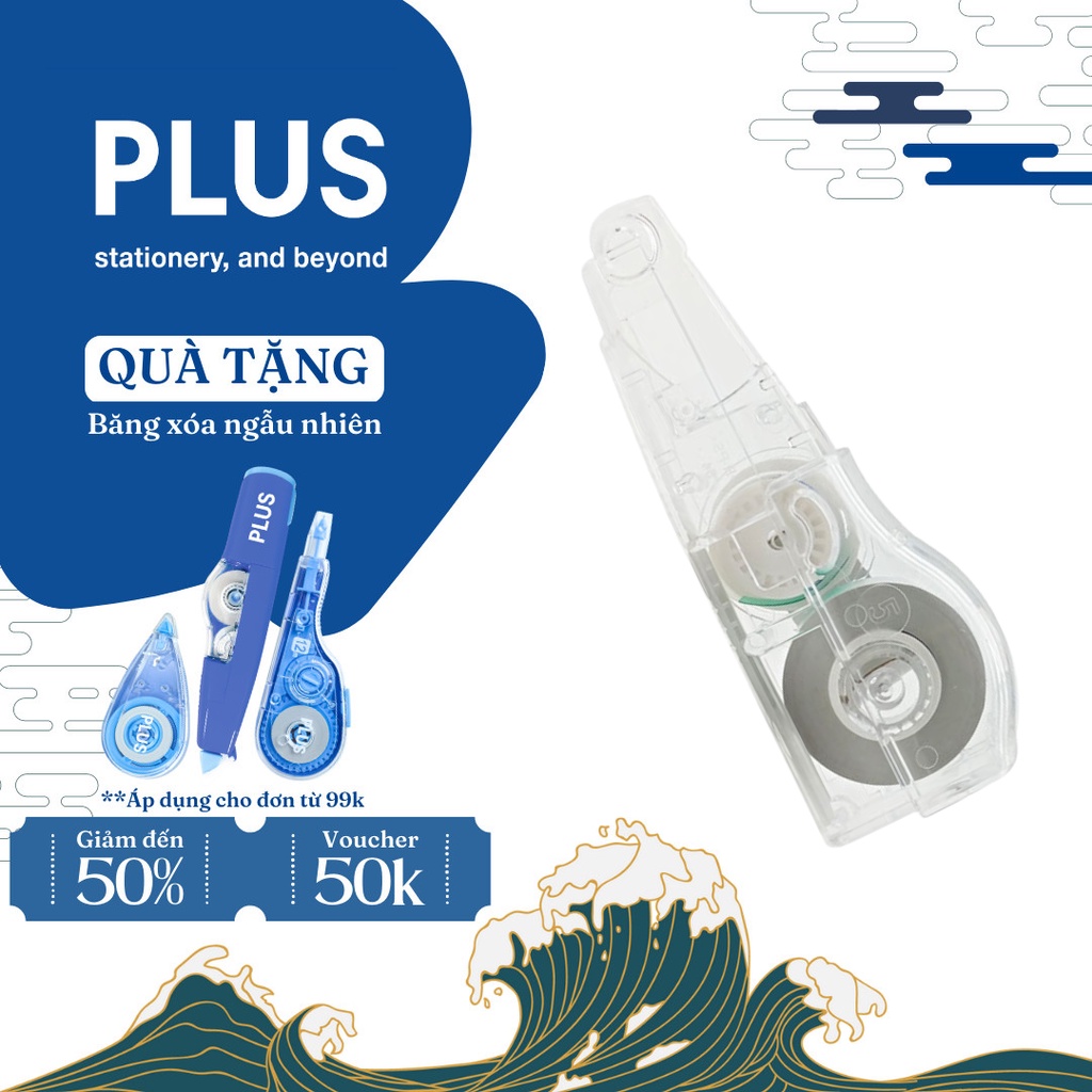 Ruột thay bút kéo xóa PLUS Mr 5mm x 6m - phiên bản Japan Premium