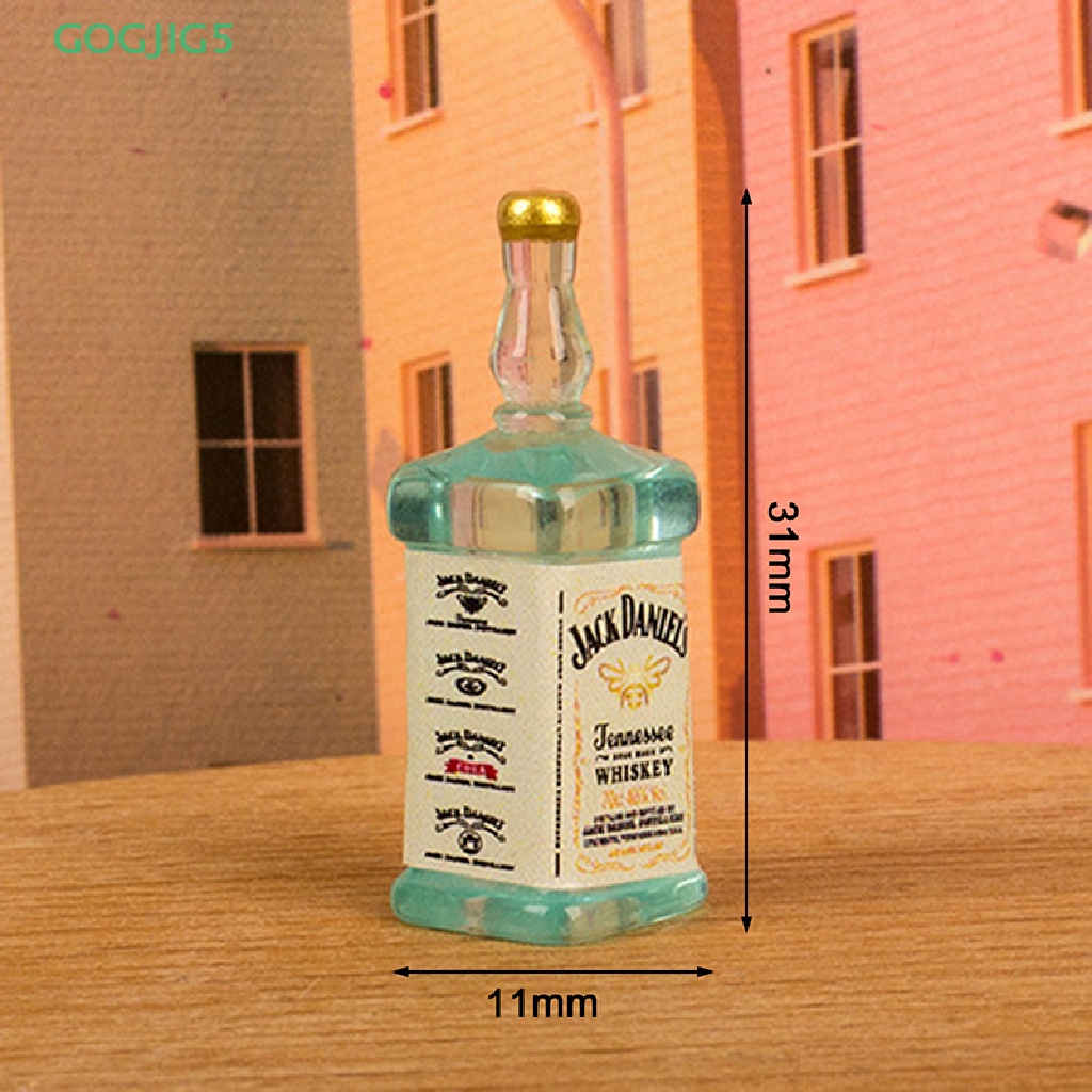 Set 5 Chai Rượu Mini Trang Trí Nhà Búp Bê DIY