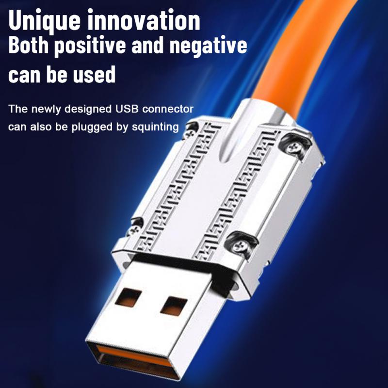 Cáp Sạc Nhanh 6A 120W USB Type C Cho Xiaomi Huawei Mate 40 50 OPPO R17 IPhone