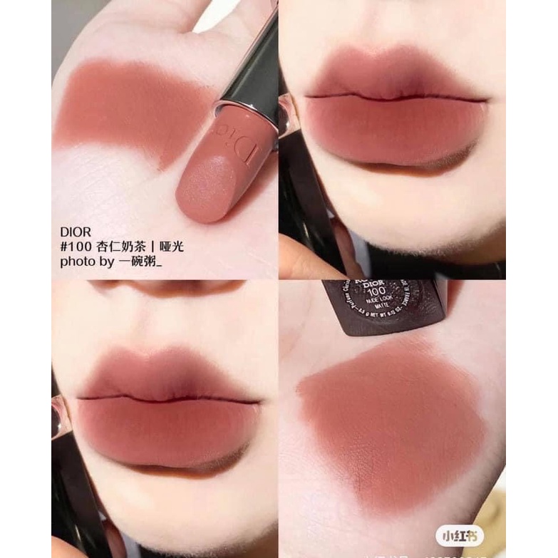 Son Dior Rouge Matte 100 Nude Look mini fullbox 1.5g