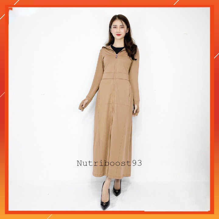 Áo Chống Nắng Toàn Thân 2 Lớp Có Lưới Tản Nhiệt Thoáng Mát Nữ Kèm Khẩu Trang Mẫu 2022-Chống Tia UV | BigBuy360 - bigbuy360.vn