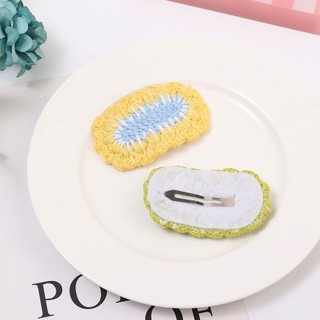 Kẹp Tóc Đan Len Dễ Thương Cho Bé Gái