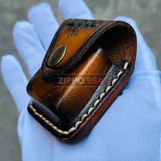 [Zippo 954] Bao Da Zippo Da Thật Cao Cấp