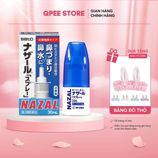 ✅ xịt mũi viêm xoang nazal nhật bản sato - qpeestore