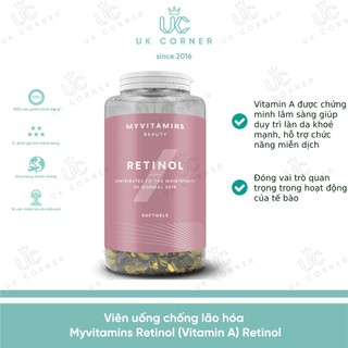 Viên chống lão hóa MyVitamins Retinol (Vitamin A)