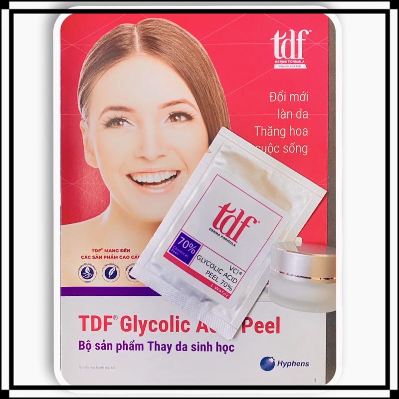TDF Peel 70% da sinh học- tái tạo da - Glycolic acid 70% chính hãng từ Tdf store