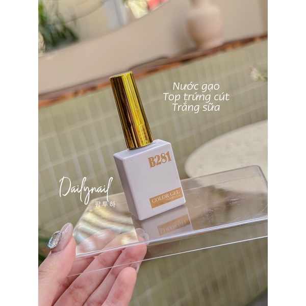 Sơn gel top trứng cút b281
