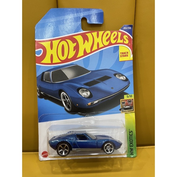Xe mô hình đồ chơi cơ bản Hotwheels 1:64 - '71 Lamborghini Miura SV