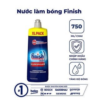 Nước làm bóng Finish 750 ml Chuyên dùng cho máy rửa bát