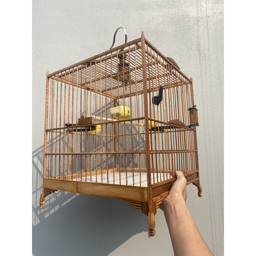 Khung lồng chào mào tre già đã qua xử lý chống mối mọt siêu dễ ráp