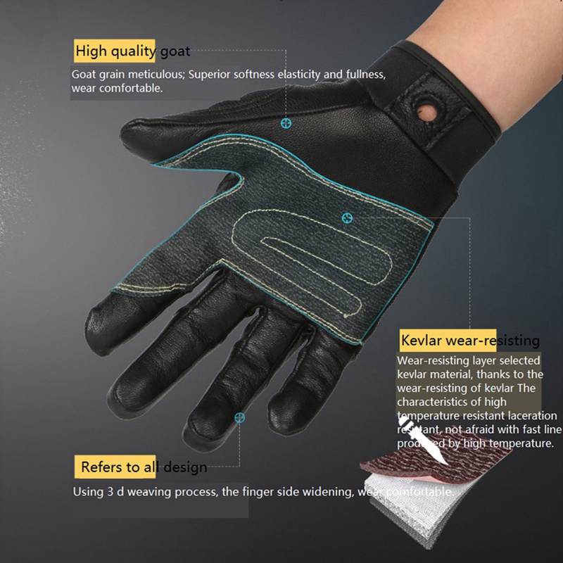 Xinda Găng Tay Da Cừu Chống Trượt Chuyên Dụng Cho Luyện Tập Thể Thao