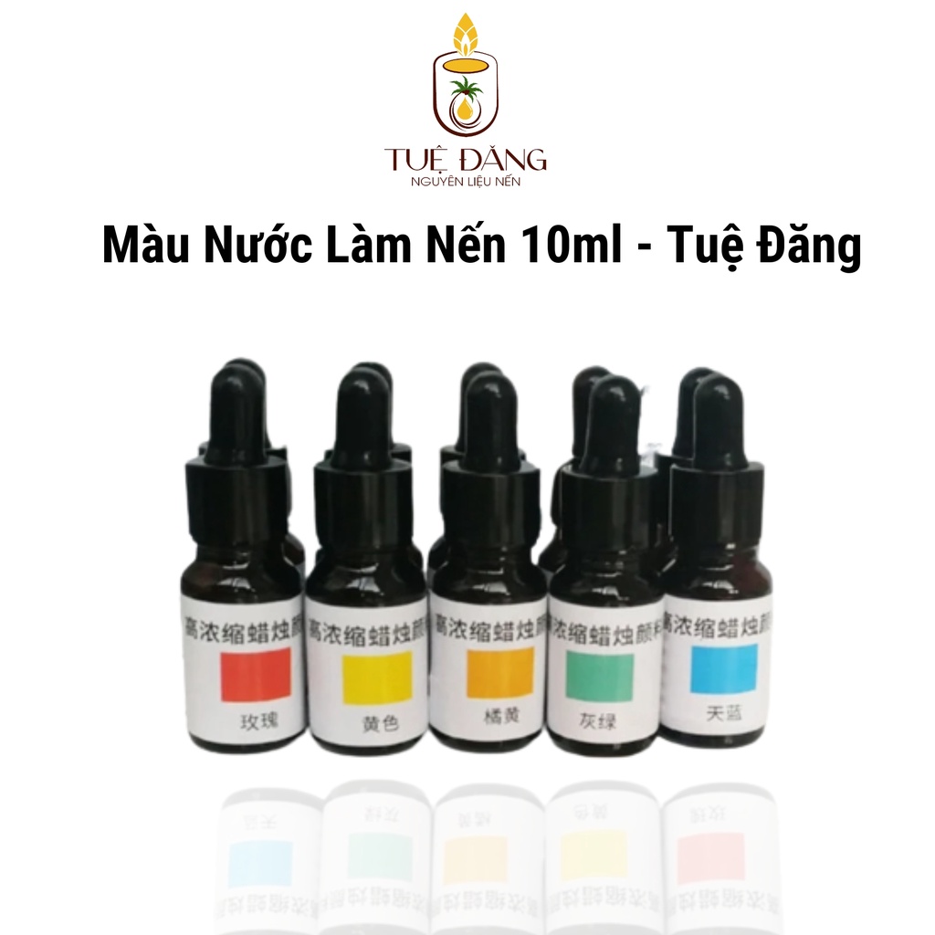 Màu nước làm nến siêu đậm đặc - Tuệ Đăng chai 10ml