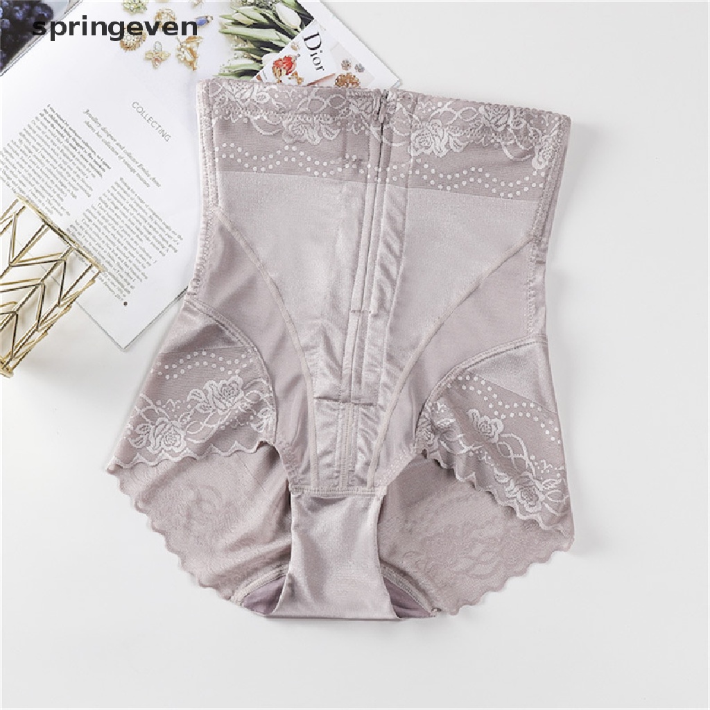 Quần Lót Lưng Cao Định Hình Eo Thon Có Khóa Kéo Thoáng Khí Cho Phụ Nữ Sau Sinh