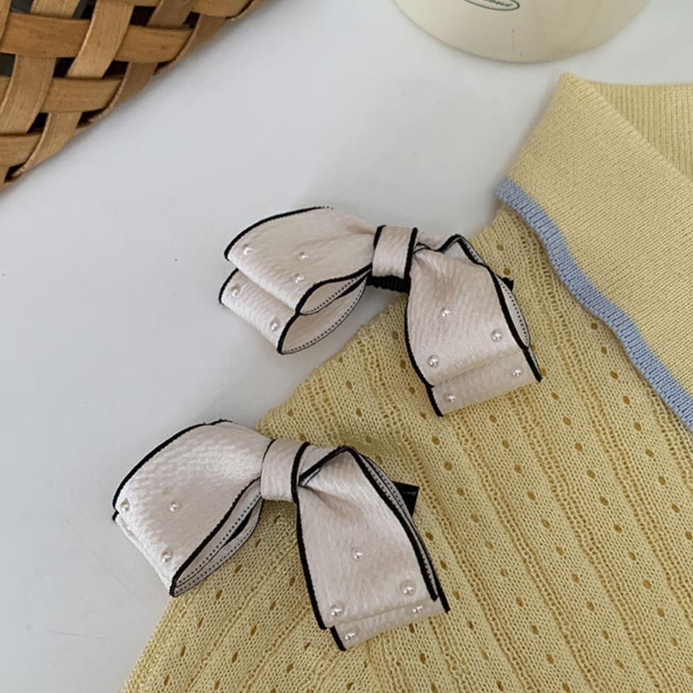 Kẹp Tóc Hình Nơ Vải Đáng Yêu Dành Cho Bạn Nữ